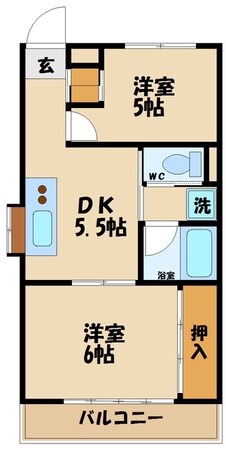 カーサグリーンプラザの物件間取画像